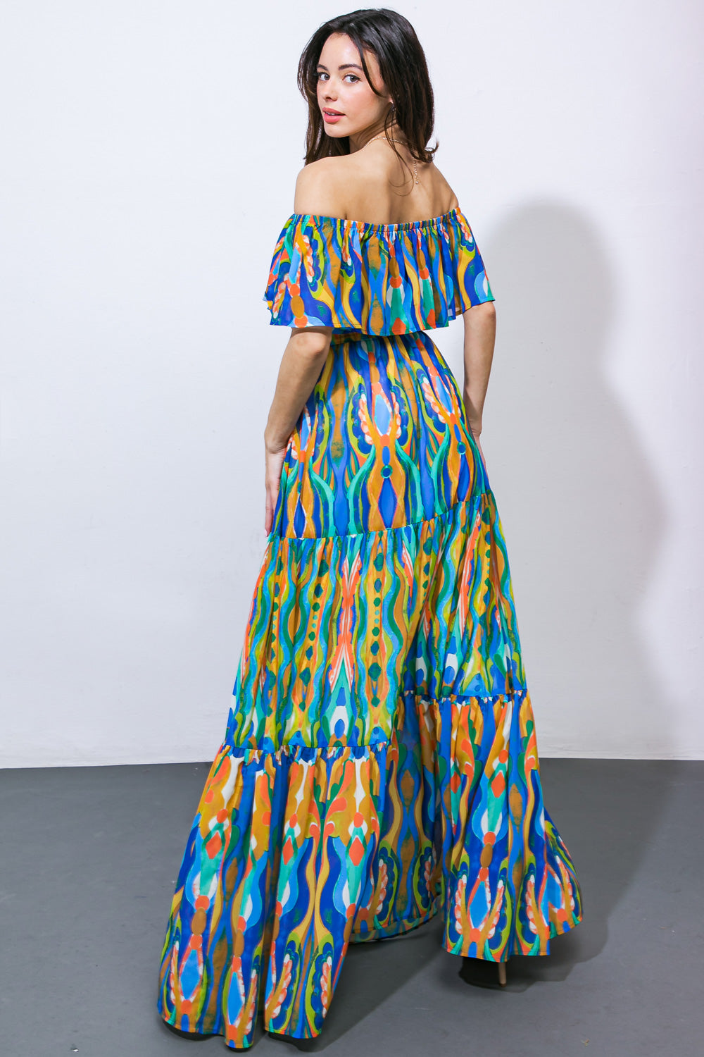 DARE TO BE YOU WOVEN MAXI DRESS Flying Tomato